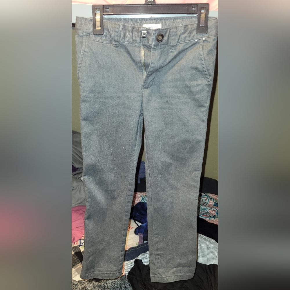 Boys size 7 gray dress pants